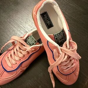 Rachel Vibrant Pink and Blue Sneakers